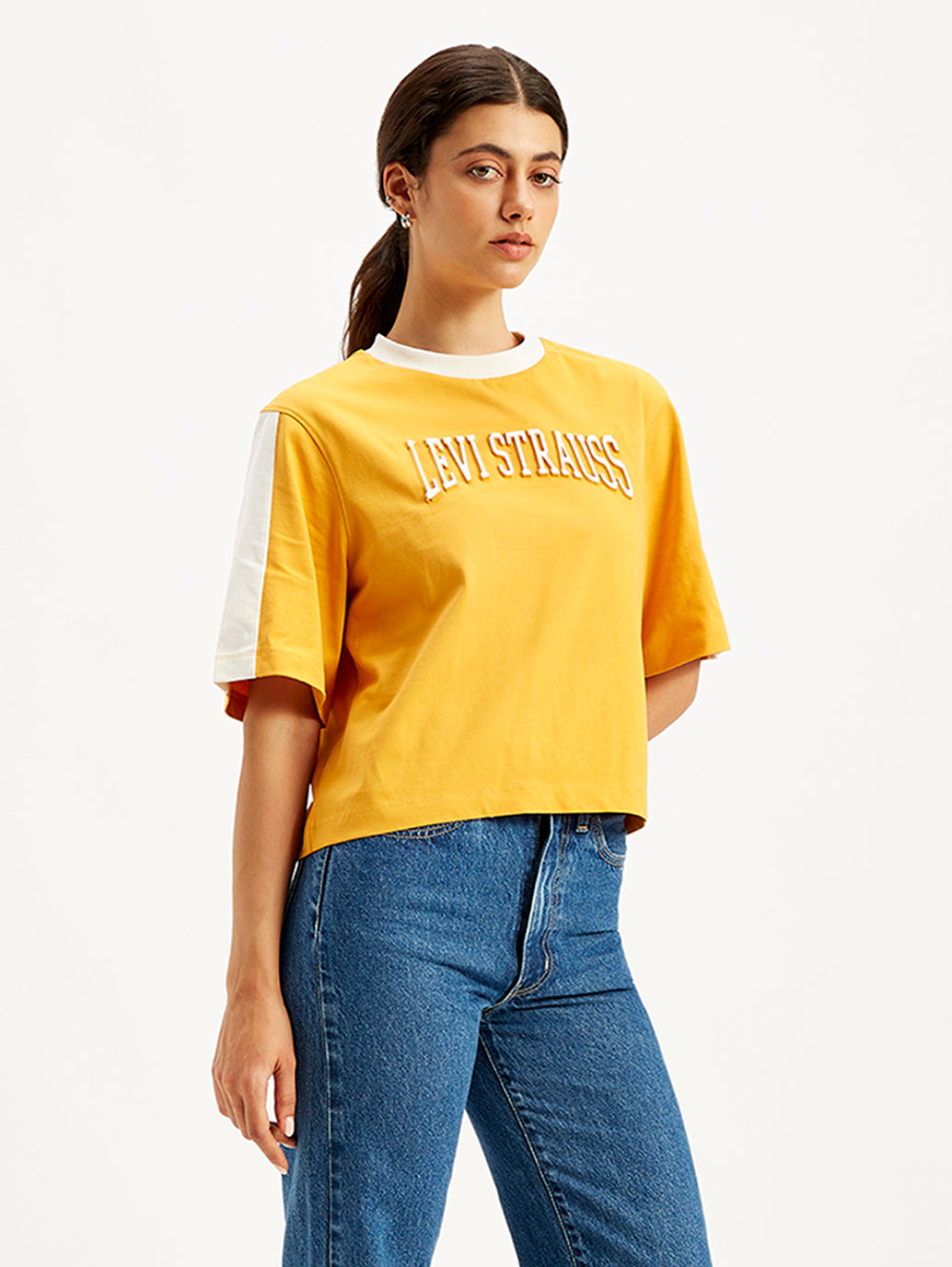 Women's Brand Logo Loose Fit T-Shirt - f2234a4c-0399-43ad-a7ad-3f4018cc9fd5 View