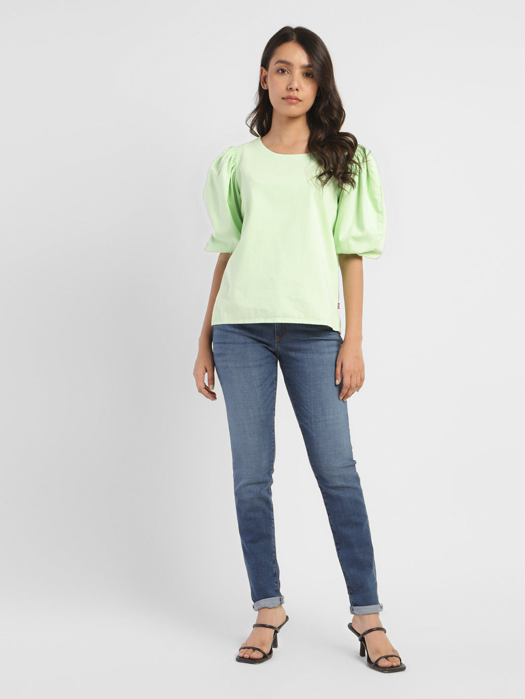 Women's Solid Round Neck Top - 5f35f42a-bff1-4aae-83aa-f2ed95b8895e View