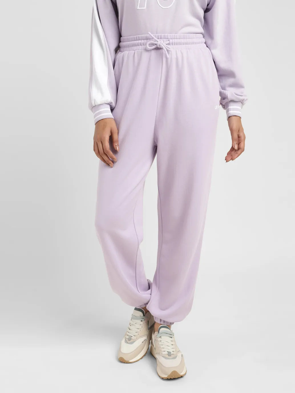 Women's High Rise Lilac Regular Fit Joggers - 131e659a-81a9-433b-bb5c-0c18b1d7762b View