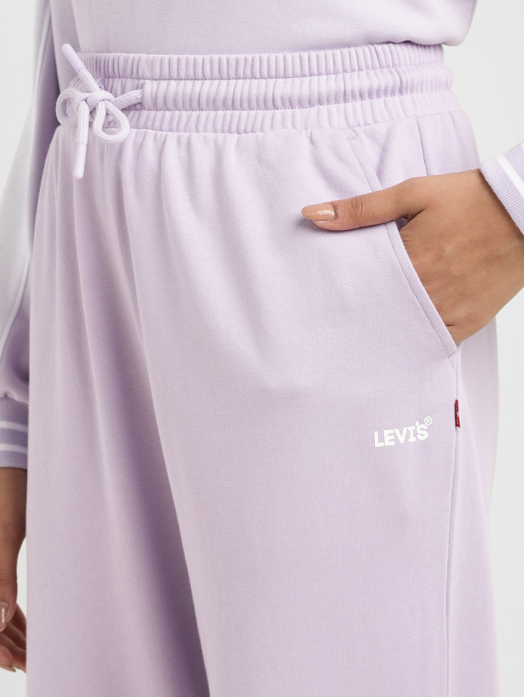 Women's High Rise Lilac Regular Fit Joggers - 75e783f5-70aa-4ed1-8675-8434a2b0657a View