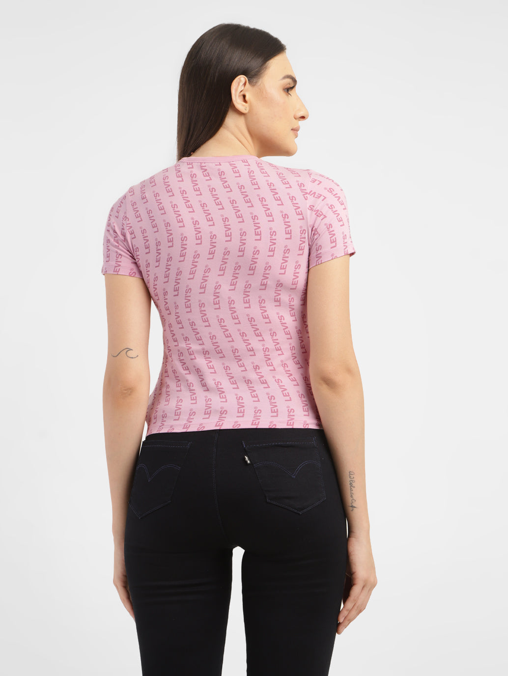 Women's Brand Logo Slim Fit T-shirt - e02ba853-81e7-4e47-8965-cce8d305d053 View