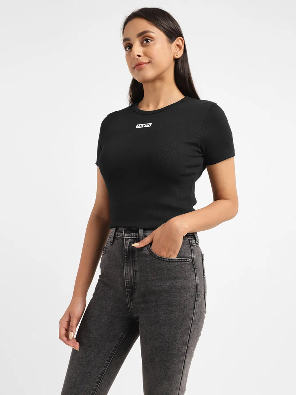 Women's Brand Logo Loose Straight Fit T-shirt - fa53f125-959d-4705-b9ed-f853e12b908a View