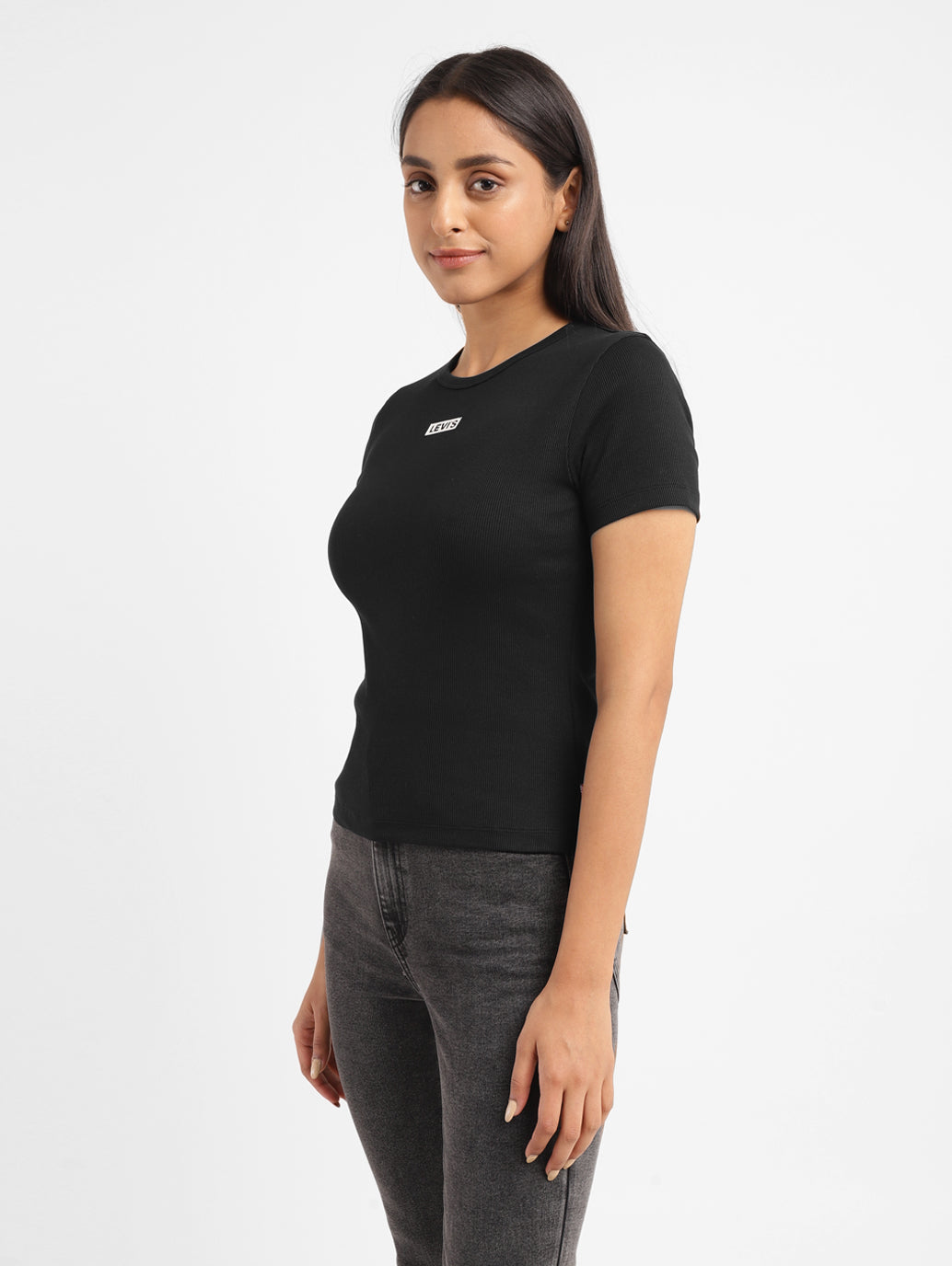 Women's Brand Logo Loose Straight Fit T-shirt - 78ee0eda-31f3-42bf-95d0-428ca4014cde View