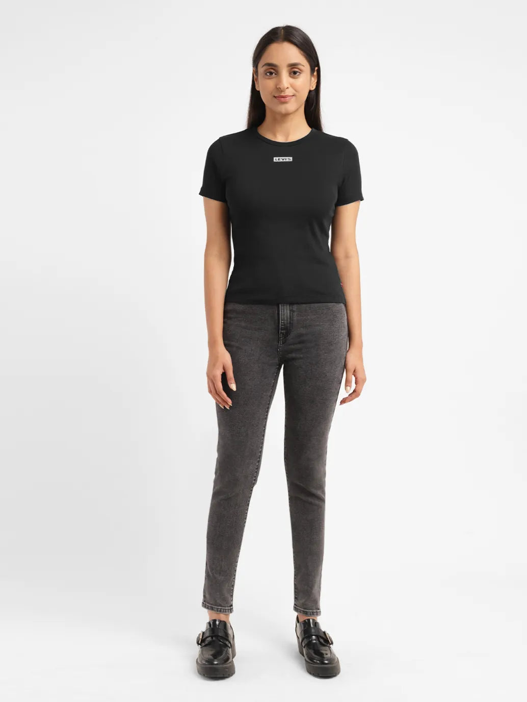 Women's Brand Logo Loose Straight Fit T-shirt - 591efbd8-6fa7-4d1c-9d37-3a737fe11908 View