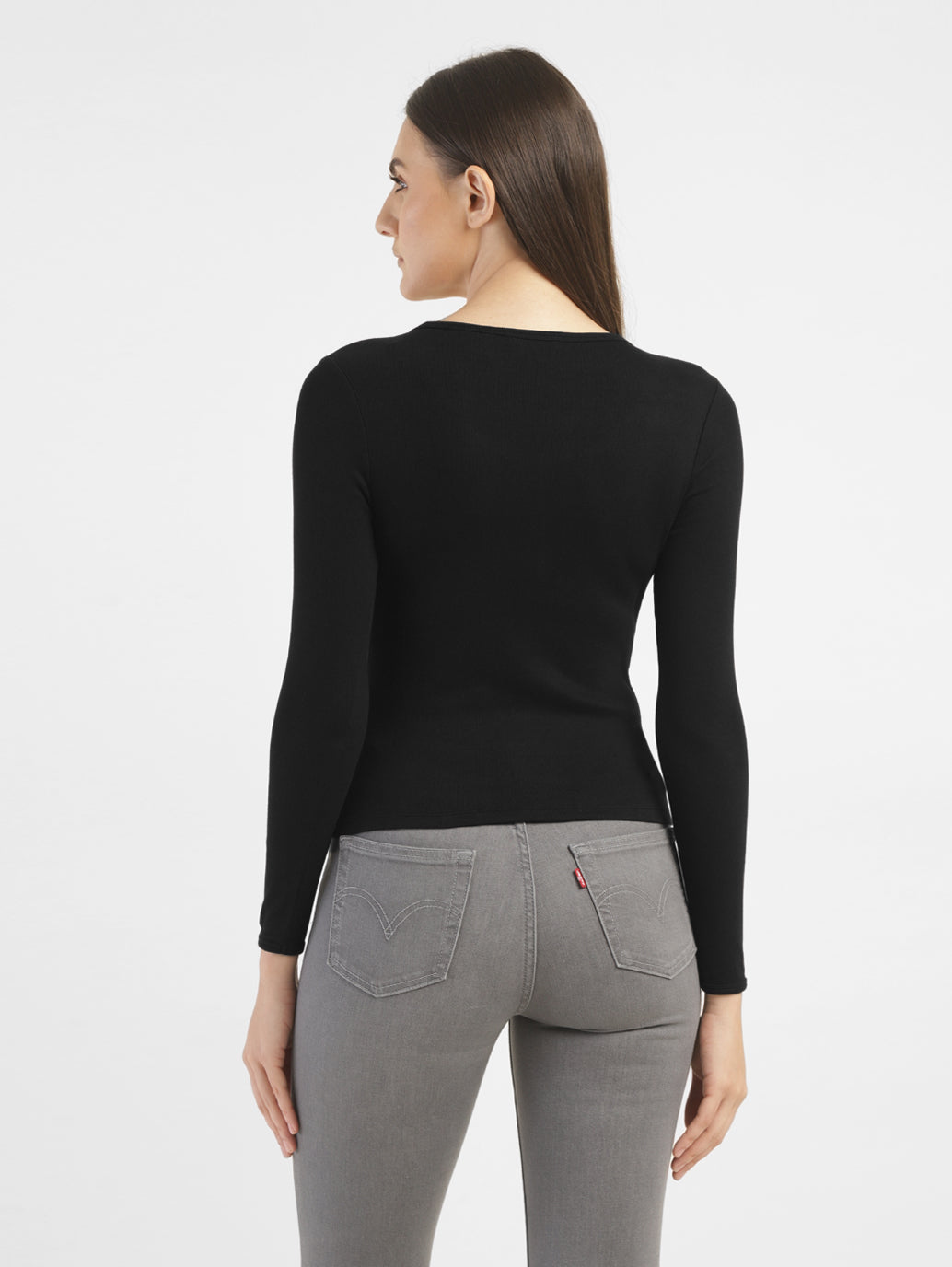 Women's Solid Slim Fit T-shirt - 88b4f0fa-8dc7-46ba-ab74-3a643113eebb View