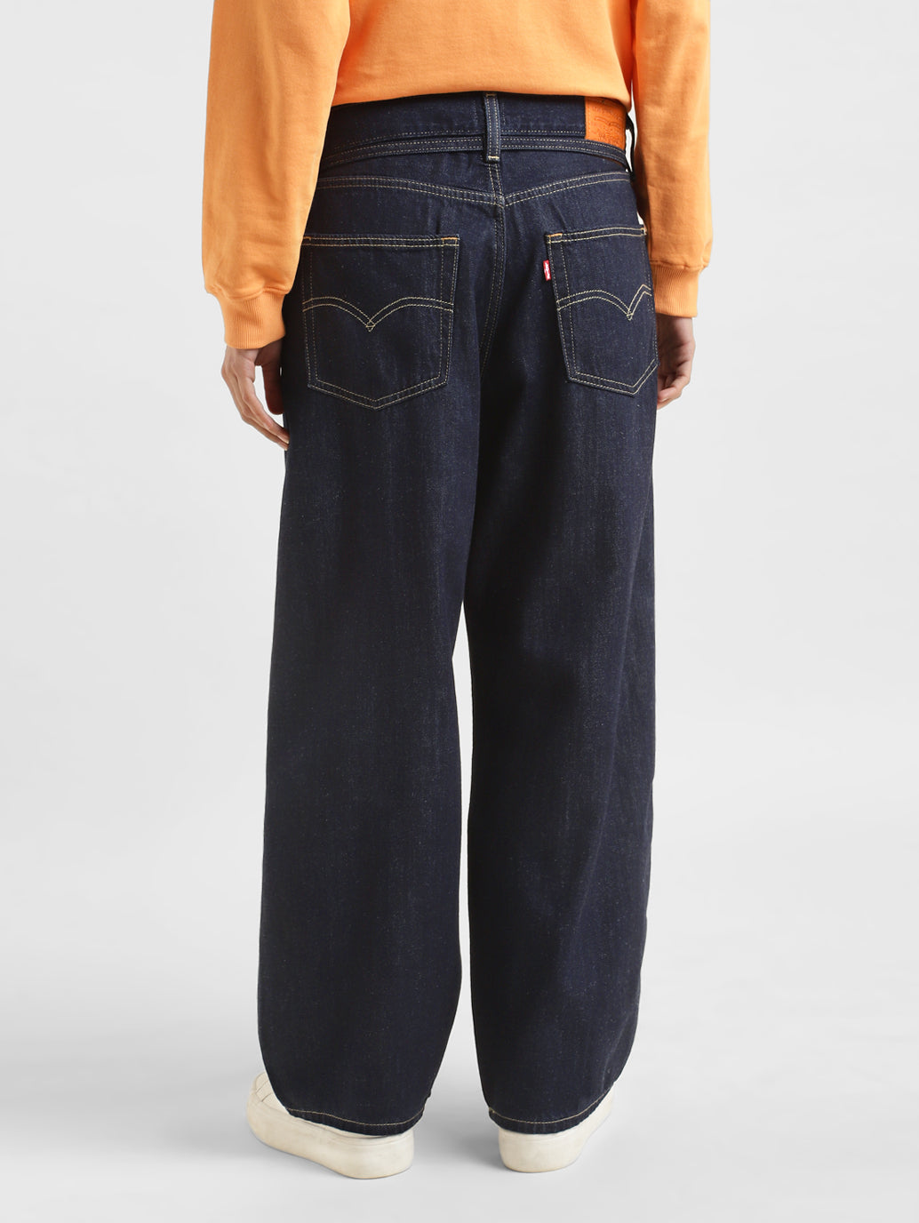 Women's Blue XL Balloon Loose Fit High Rise Jeans - 993b9677-d2a4-4199-b627-6a9d93fde768 View