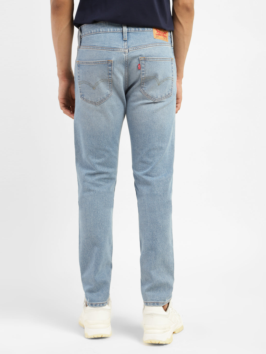 Men's 512 Blue Slim Tapered Fit Mid Rise Jeans - f179f617-f05f-47d3-94c9-0658a42ab8c4 View