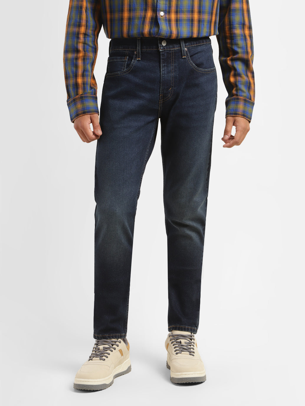 Men's 512 Blue Slim Tapered Fit Mid Rise Jeans - 517007ef-c94a-4993-831b-7a17c5f7d18d View
