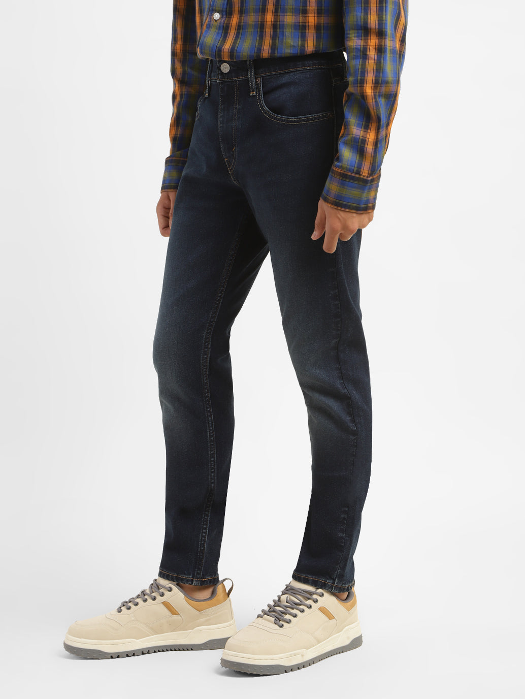 Men's 512 Blue Slim Tapered Fit Mid Rise Jeans - 87a7b07f-e725-49cb-84ad-0de97facba34 View
