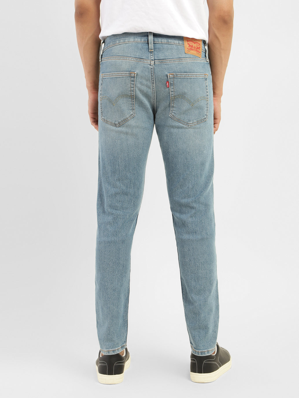 Men's 512 Blue Slim Tapered Fit Mid Rise Jeans - 0b15197c-baad-4744-8b9a-3638ecf9362d View