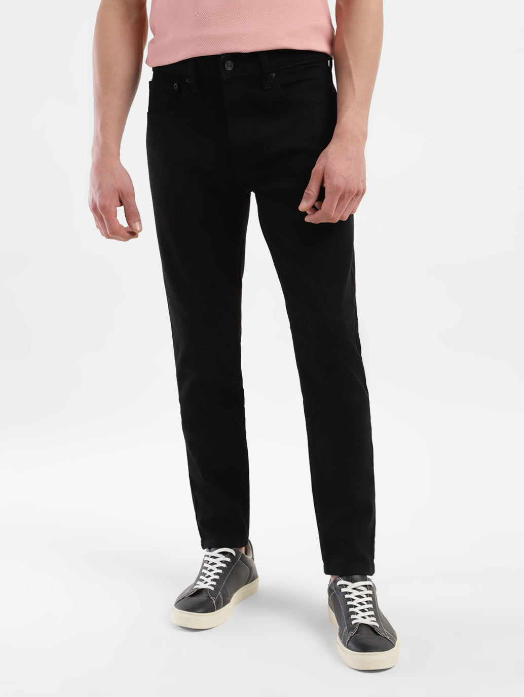 Men's 512 Black Slim Tapered Fit Mid Rise Jeans