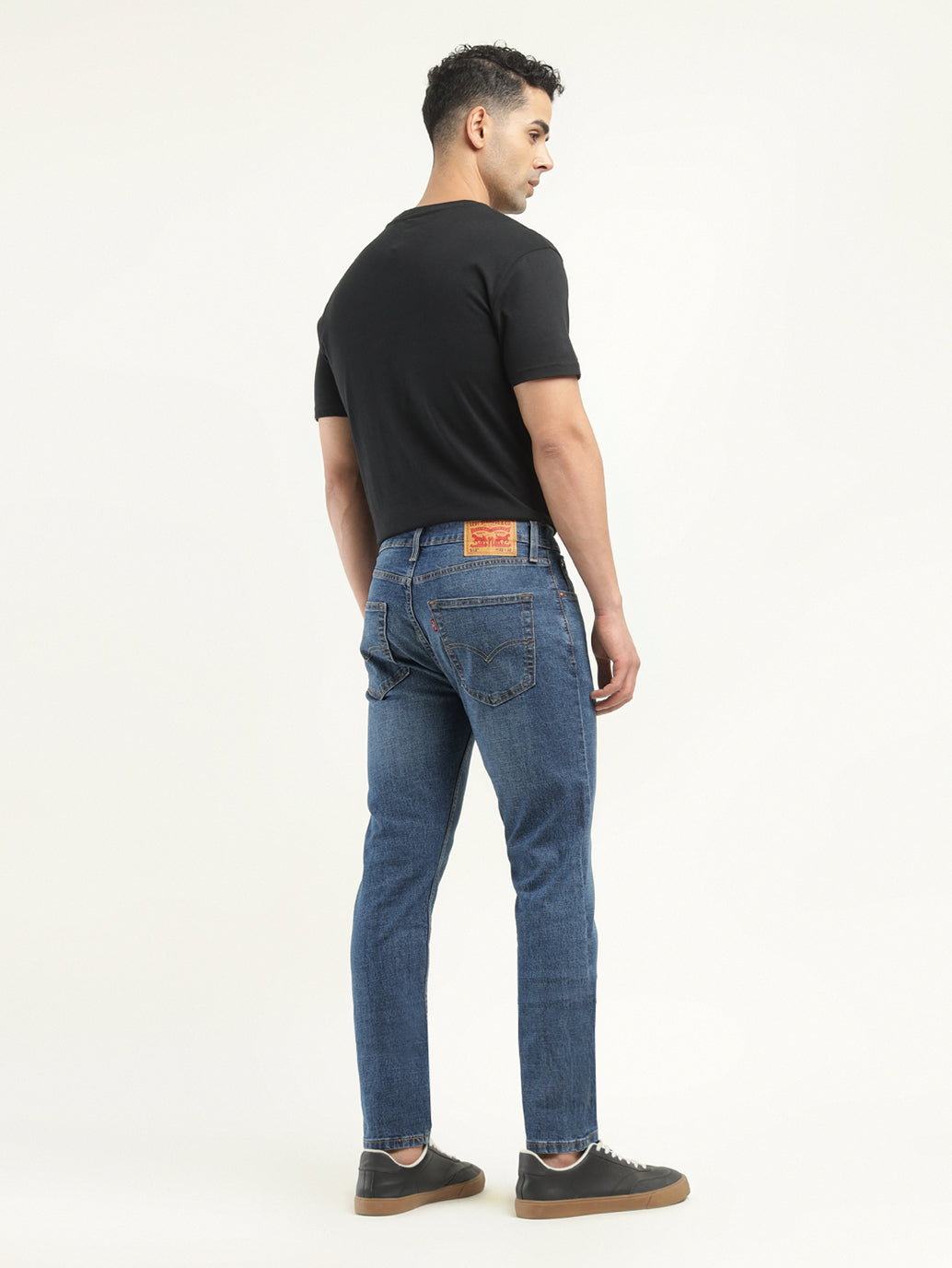 Men's 512 Indigo Slim Tapered Fit Mid Rise Jeans - Back View