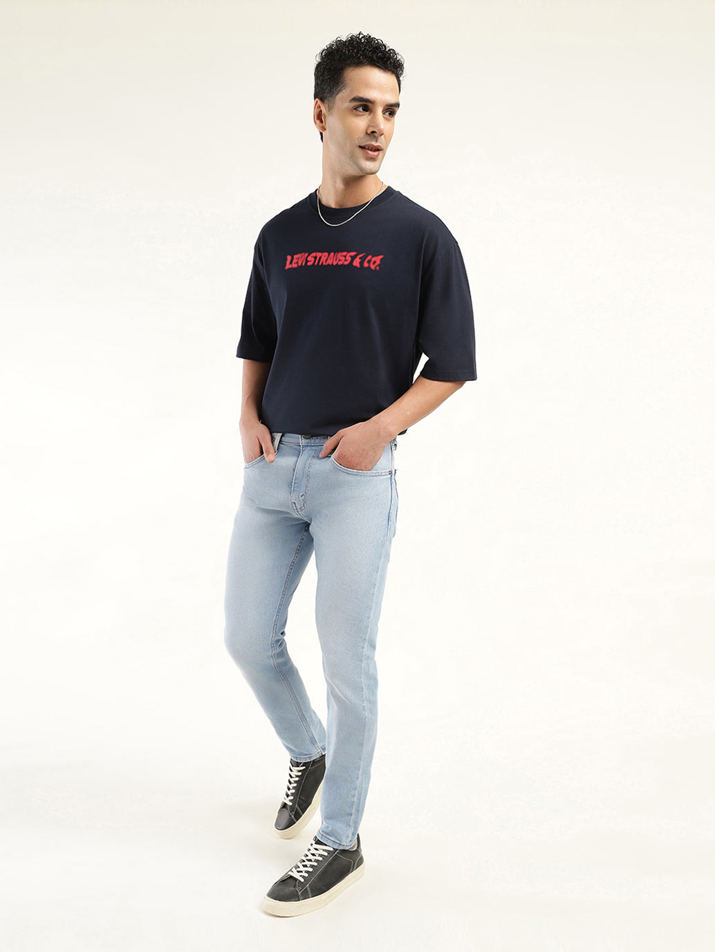 Men's 512 Indigo Slim Tapered Fit Mid Rise Jeans - shot View
