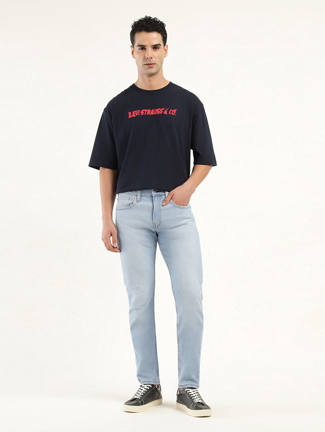 Men's 512 Indigo Slim Tapered Fit Mid Rise Jeans - Front View