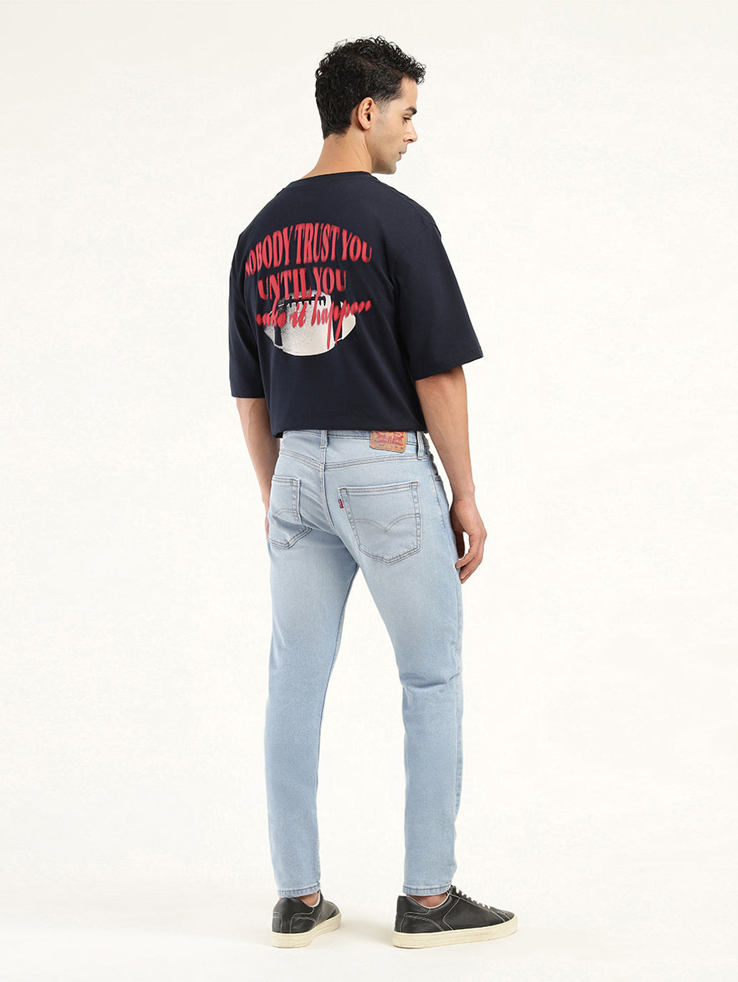 Men's 512 Indigo Slim Tapered Fit Mid Rise Jeans - Back View