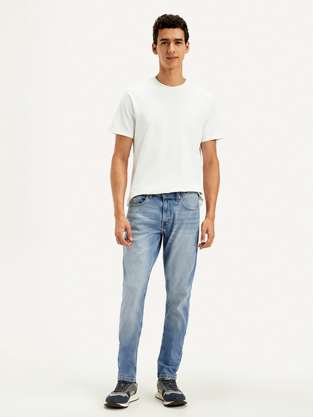 Men's 512 Indigo Slim Tapered Fit Mid Rise Jeans - Front View