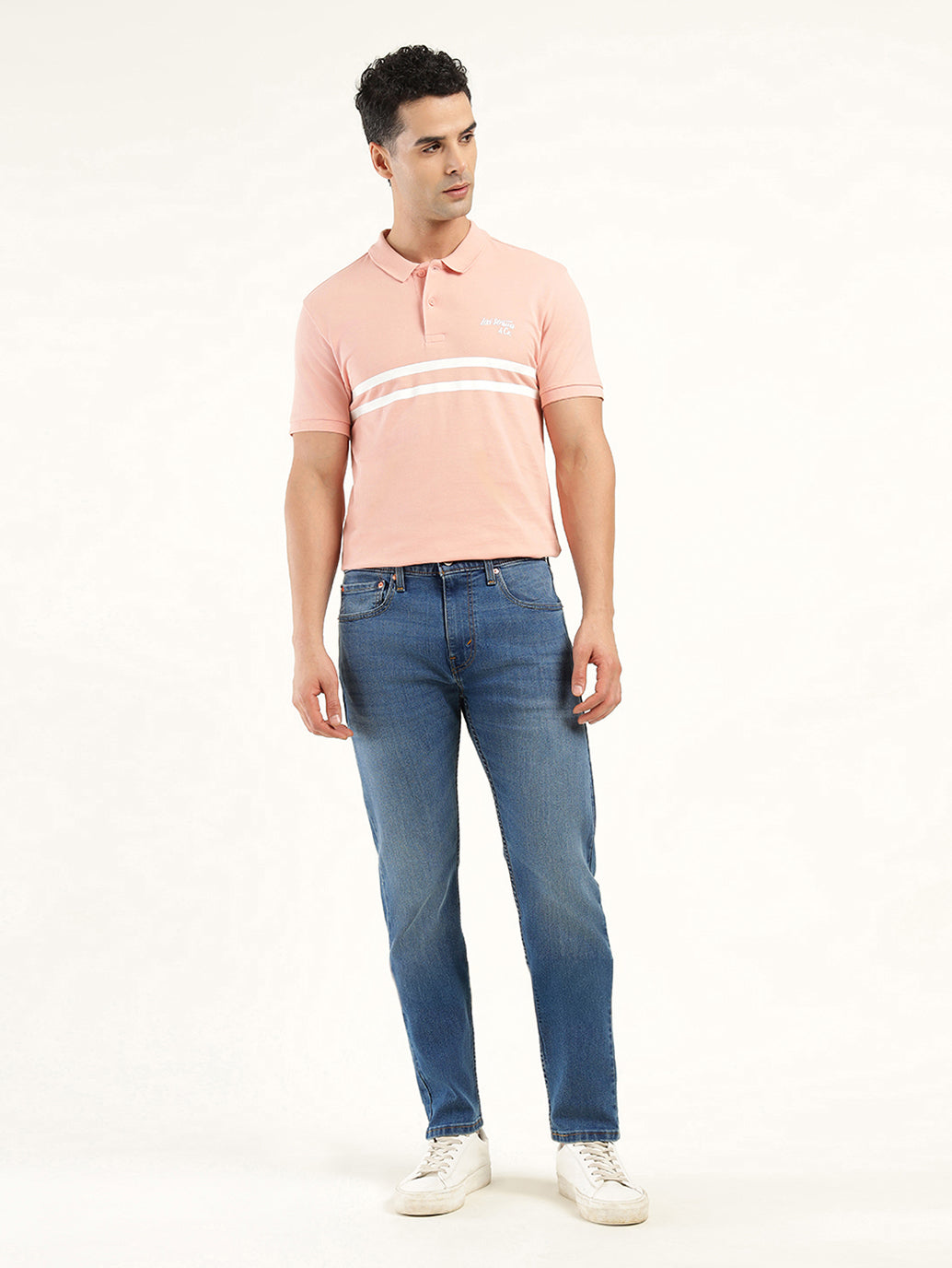 Men's 512 Indigo Slim Tapered Fit Mid Rise Jeans - Front View