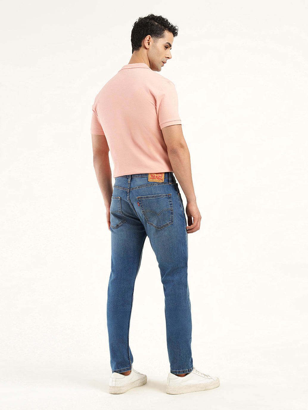Men's 512 Indigo Slim Tapered Fit Mid Rise Jeans - Back View