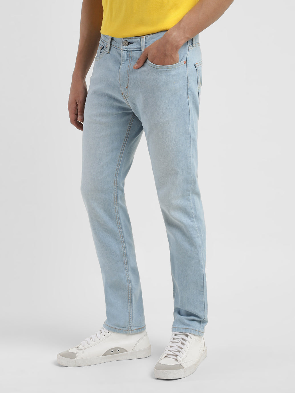 Men's 511 Blue Slim Fit Mid Rise Jeans - 3af0dbcf-1e44-44cf-b47d-f8403602b5e6 View