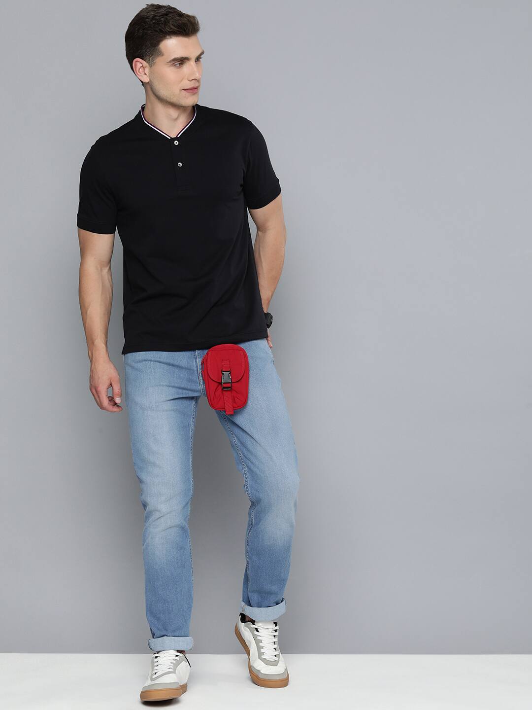 Men's 511 Blue Slim Fit Mid Rise Jeans - 01-Style View