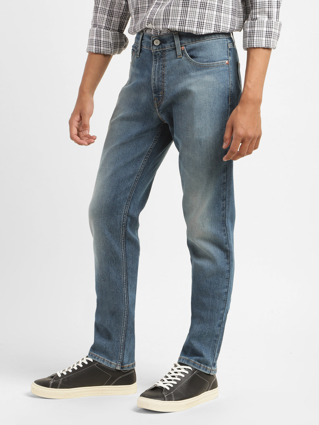 Men's 511 Blue Slim Fit Mid Rise Jeans - 8ec7c55c-072d-4ea1-a9a2-a5e8c5ef5ffd View