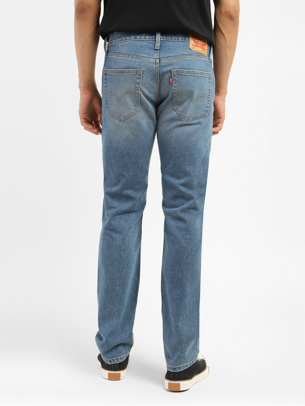 Men's 511 Blue Slim Fit Mid Rise Jeans - c834424f-b9b5-47f5-b5a3-626be56b2dbf View