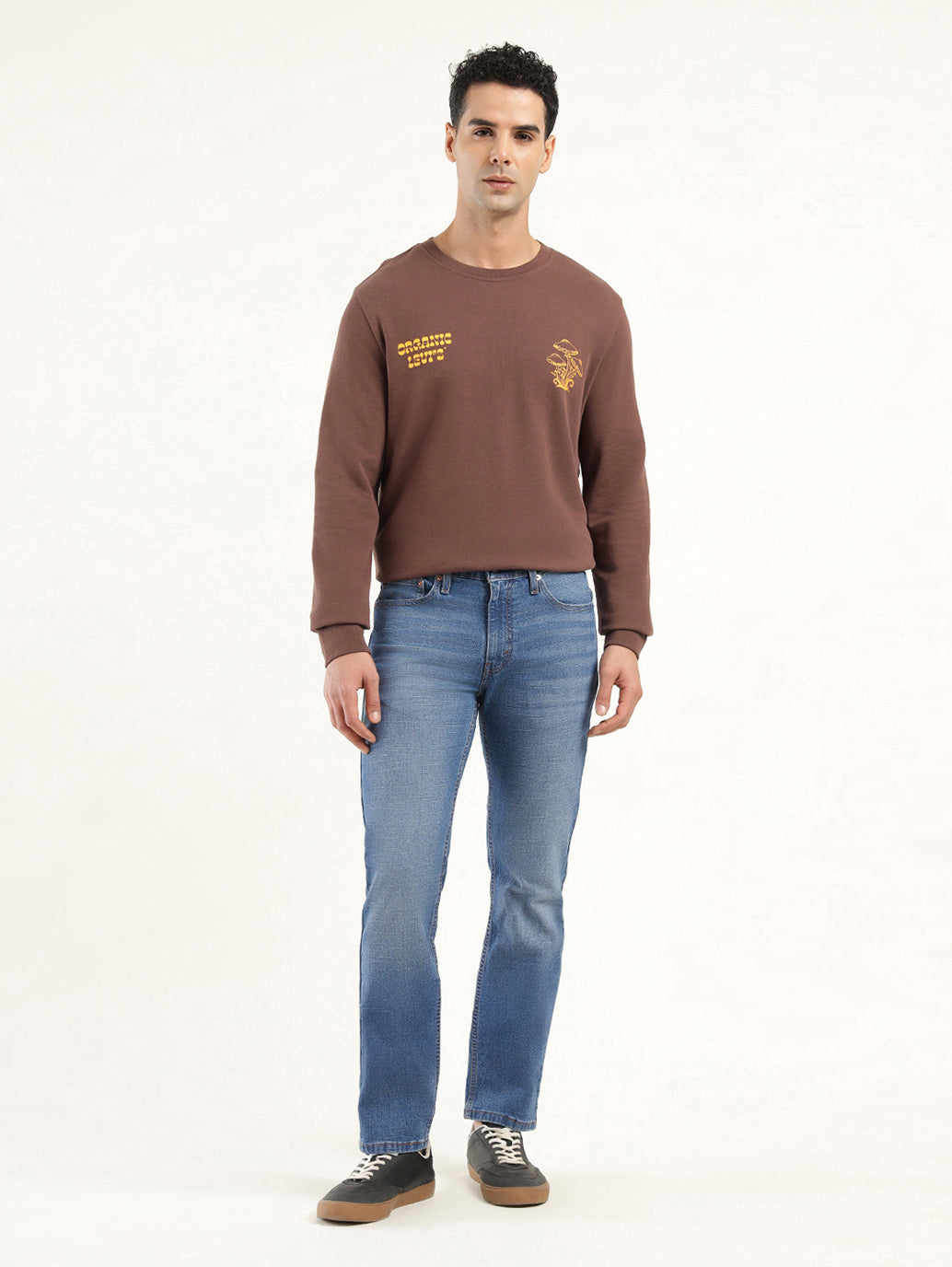 Men's 511 Indigo Slim Fit Mid Rise Jeans - Front View
