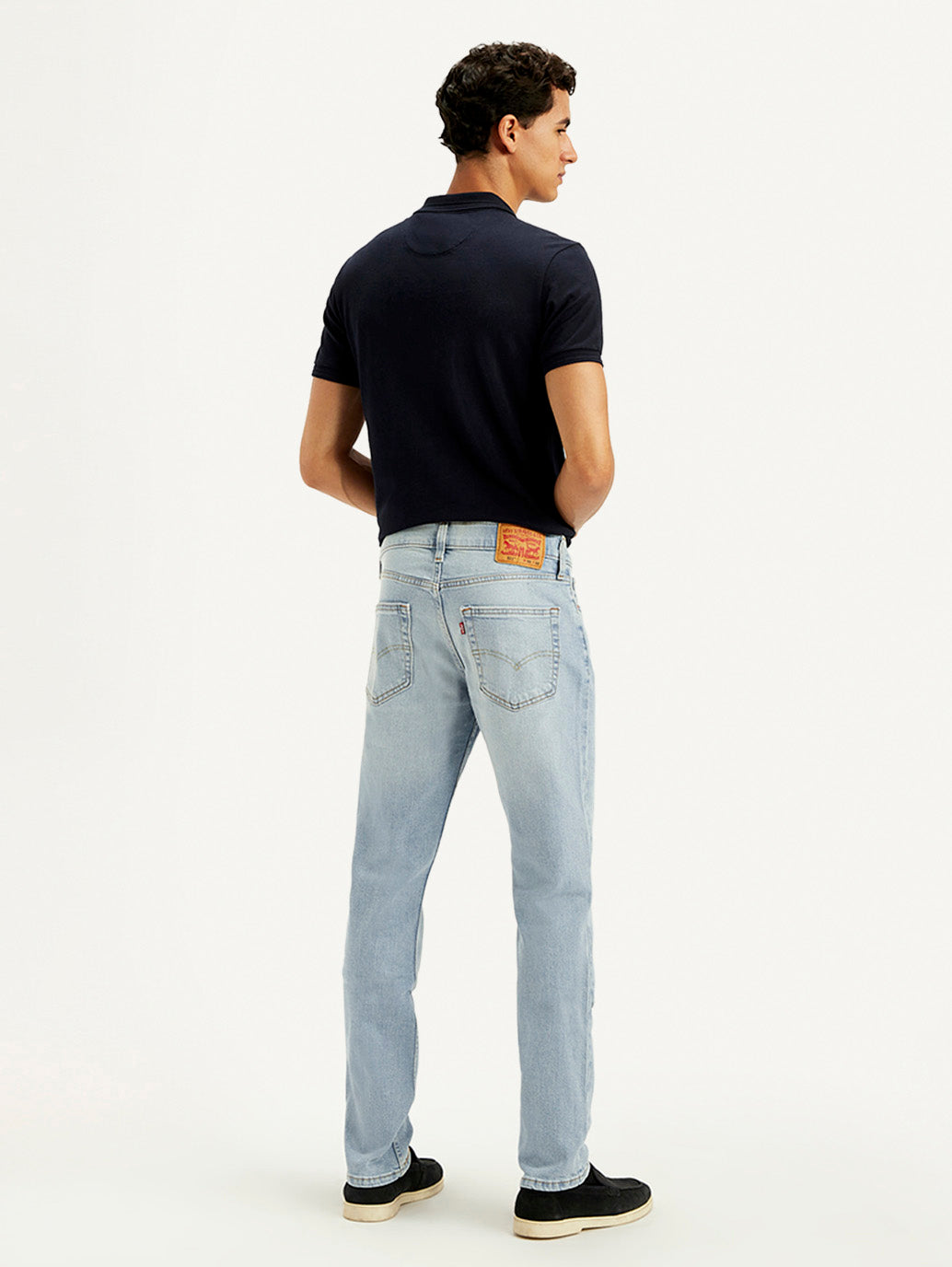 Men's 511 Indigo Slim Fit Mid Rise Jeans - Back View
