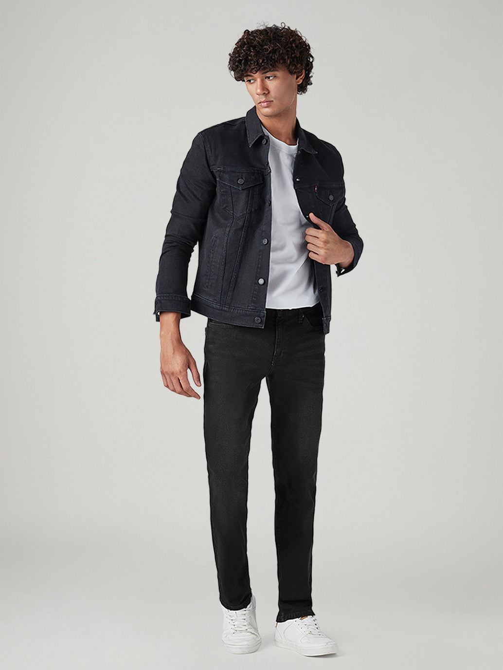Men's 511 Black Slim Fit Mid Rise Jeans