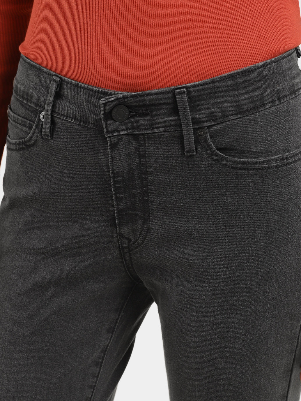 Women's 711 Black Skinny Fit Mid Rise Jeans - 888600f9-2e1e-4a39-b7cf-7ce6e3b7470b View