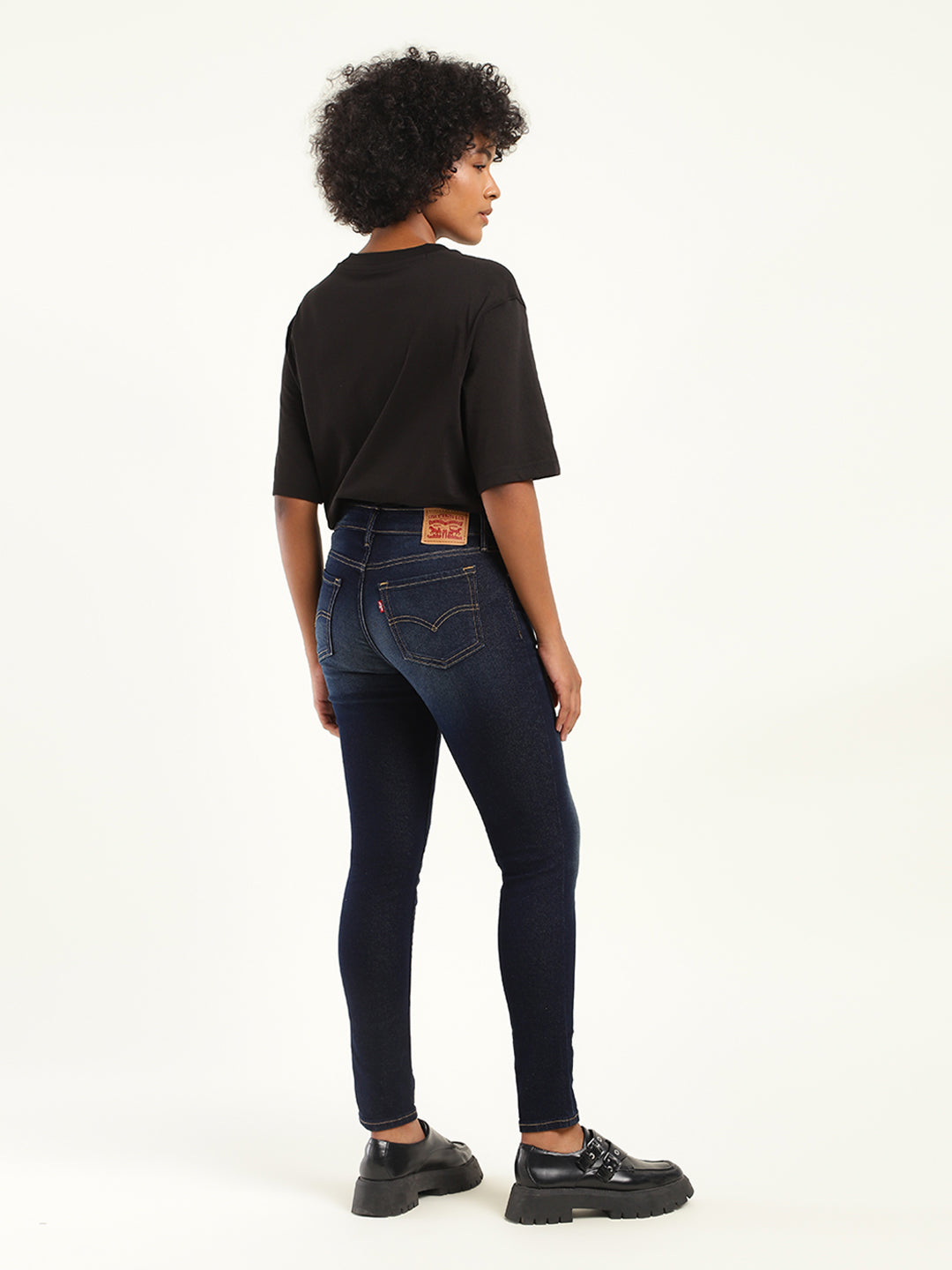 Women's 711 Blue Skinny Fit Mid Rise Jeans - 05c851c1-60dc-42fd-9975-33b257b3479e View