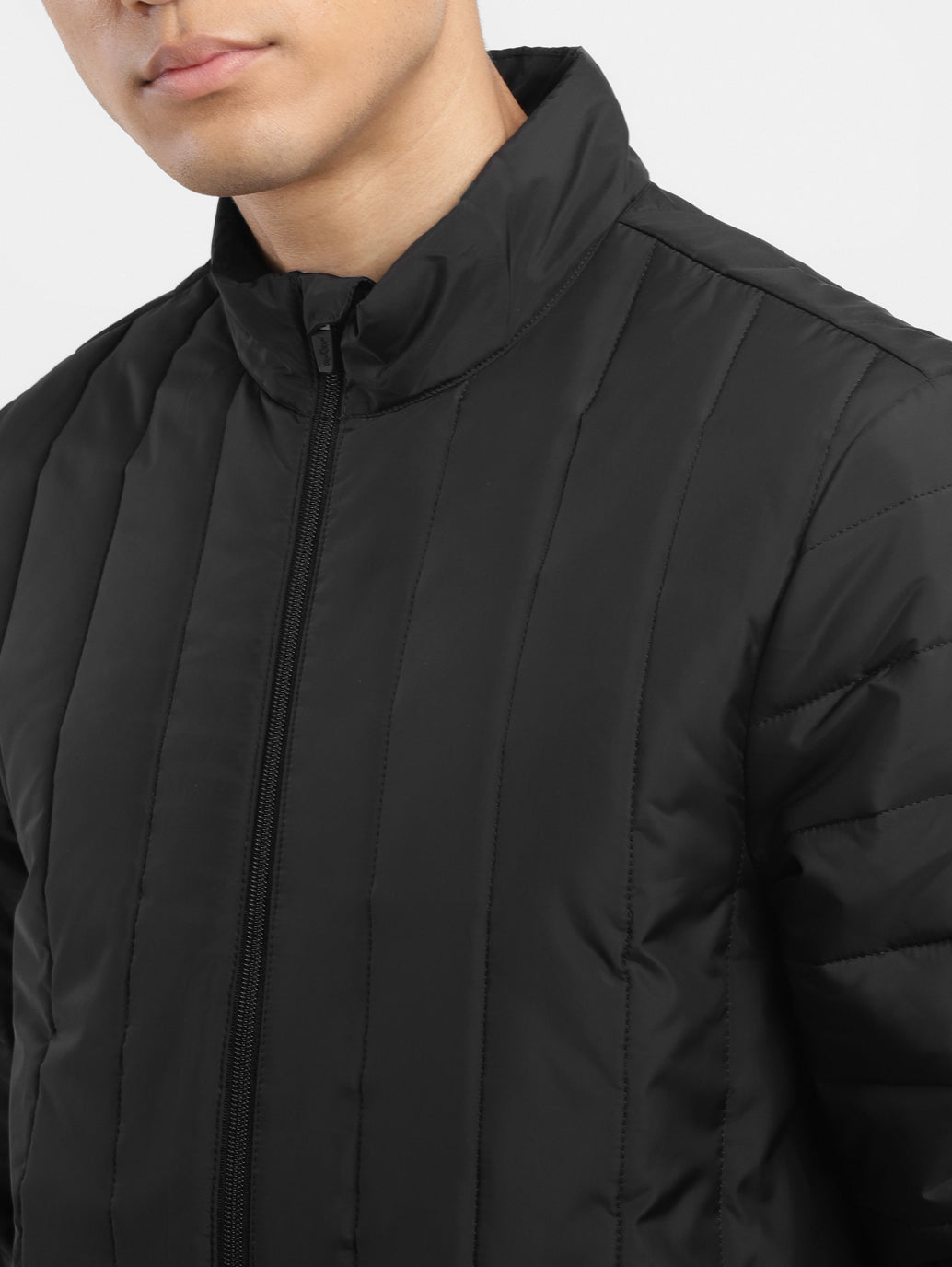 Men's Solid Padded Jacket - e2edb98a-dca7-4acb-9255-edecf0bd9a01 View