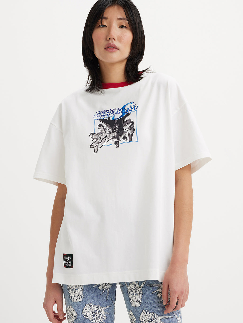 Levi's® x Gundam SEED Boxy Tee - StyleShot View