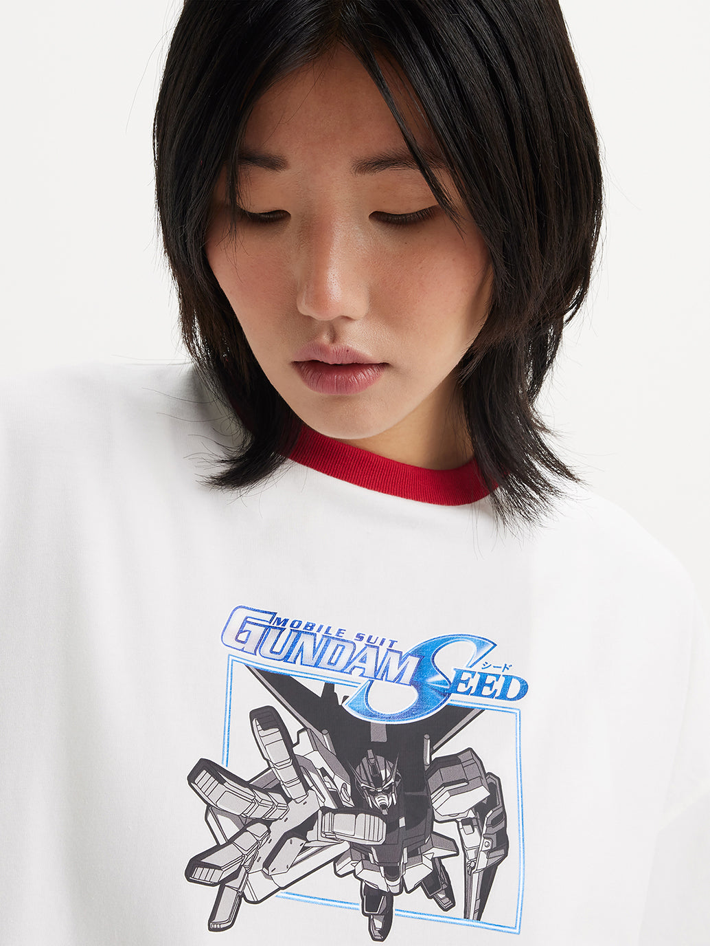Levi's® x Gundam SEED Boxy Tee - 1e39613c-8e9a-46d2-bcd1-f634da85005a View