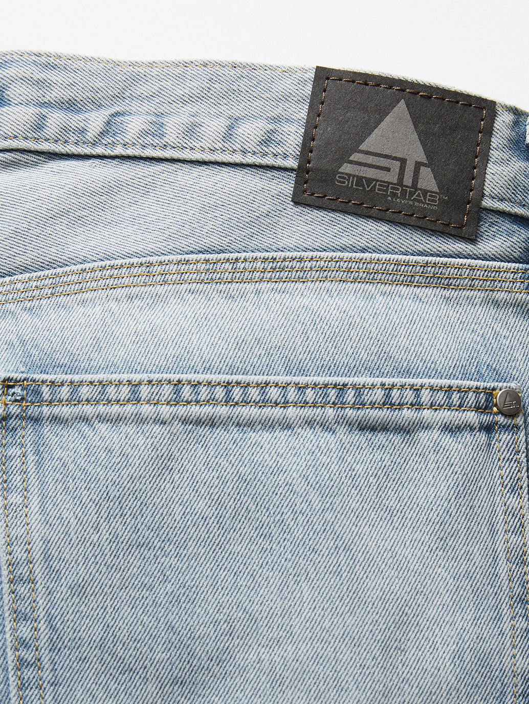 Men's Light Blue Baggy Fit Mid Rise Jeans - 2704e6bb-54f8-4e83-bf26-1a5b382f8687 View