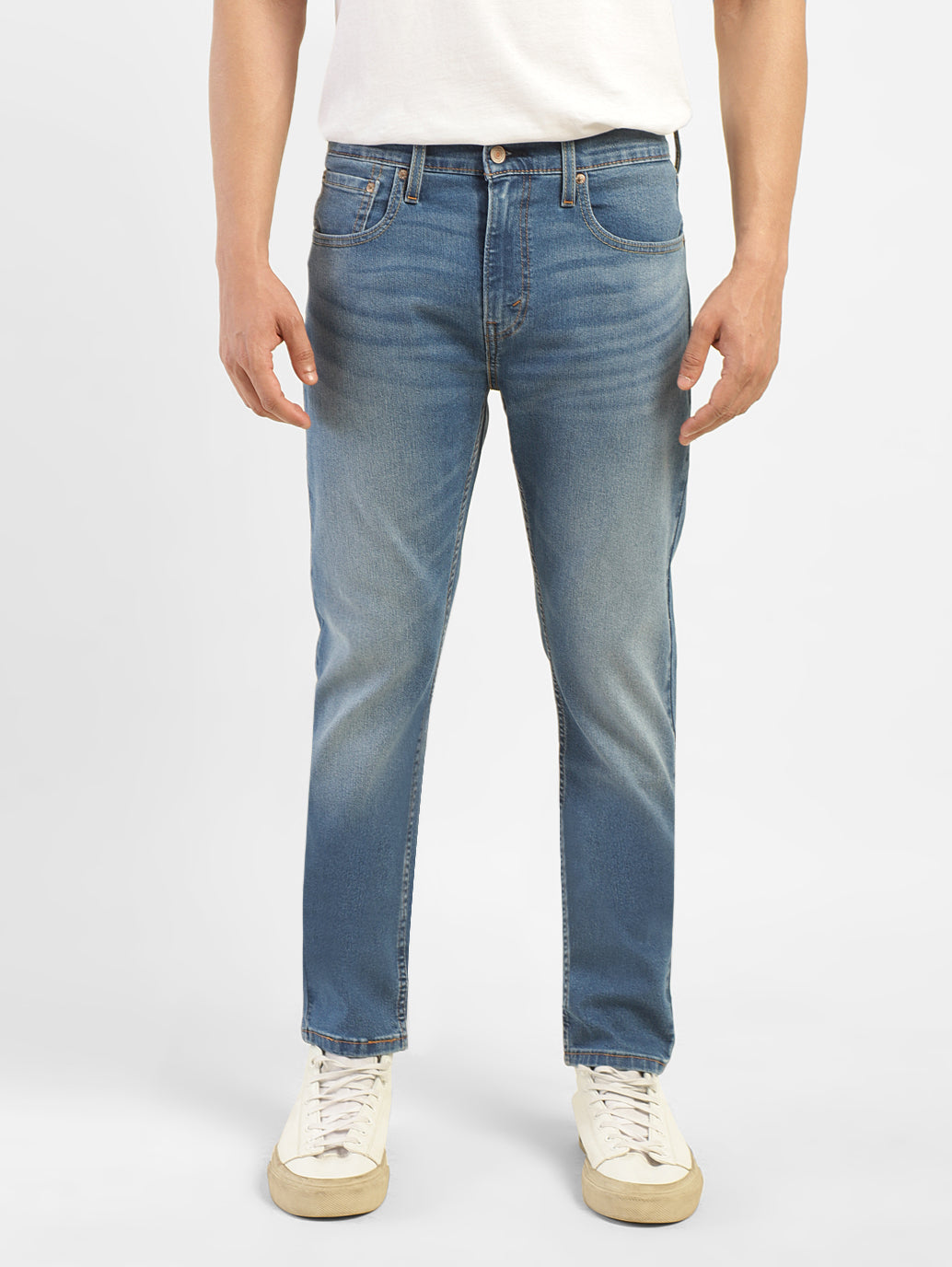 Men's 512 Blue Slim Tapered Fit Mid Rise Jeans - e4efebc5-6935-4d42-90a1-f7674761b074 View