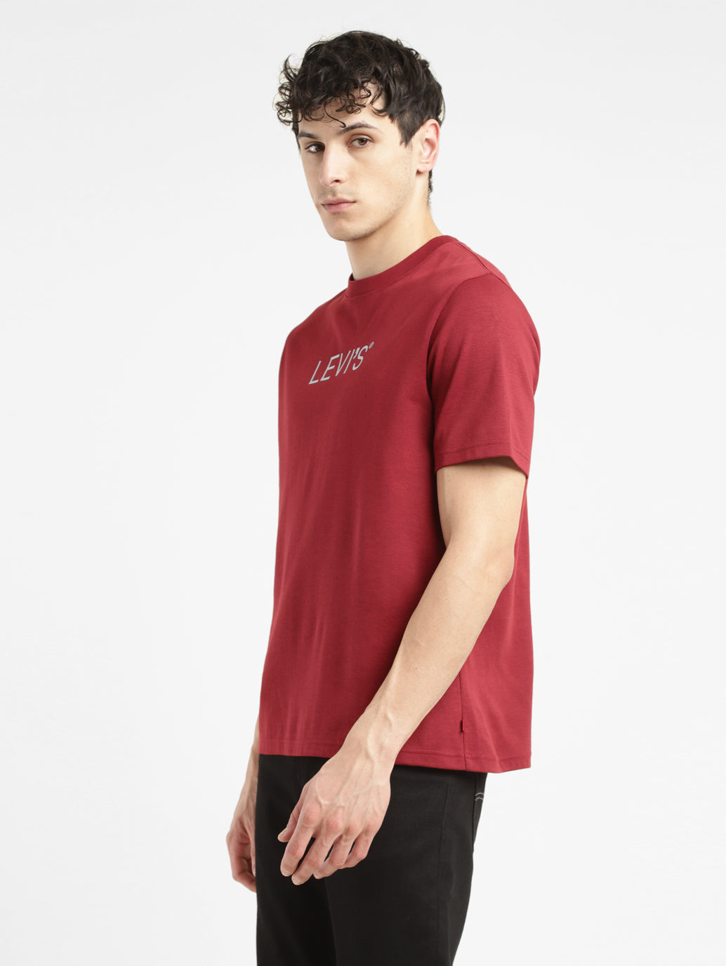 Men's Brand Logo Crew Neck T-shirt - 6f36fee2-9f75-4069-b453-4e9d592020af View