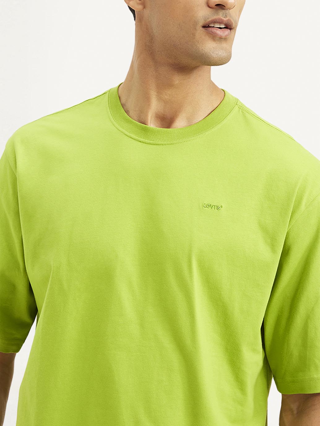 Men's Solid Loose Fit T-shirt - 77332a03-a6b9-4753-b1f6-ce0999c38f4b View
