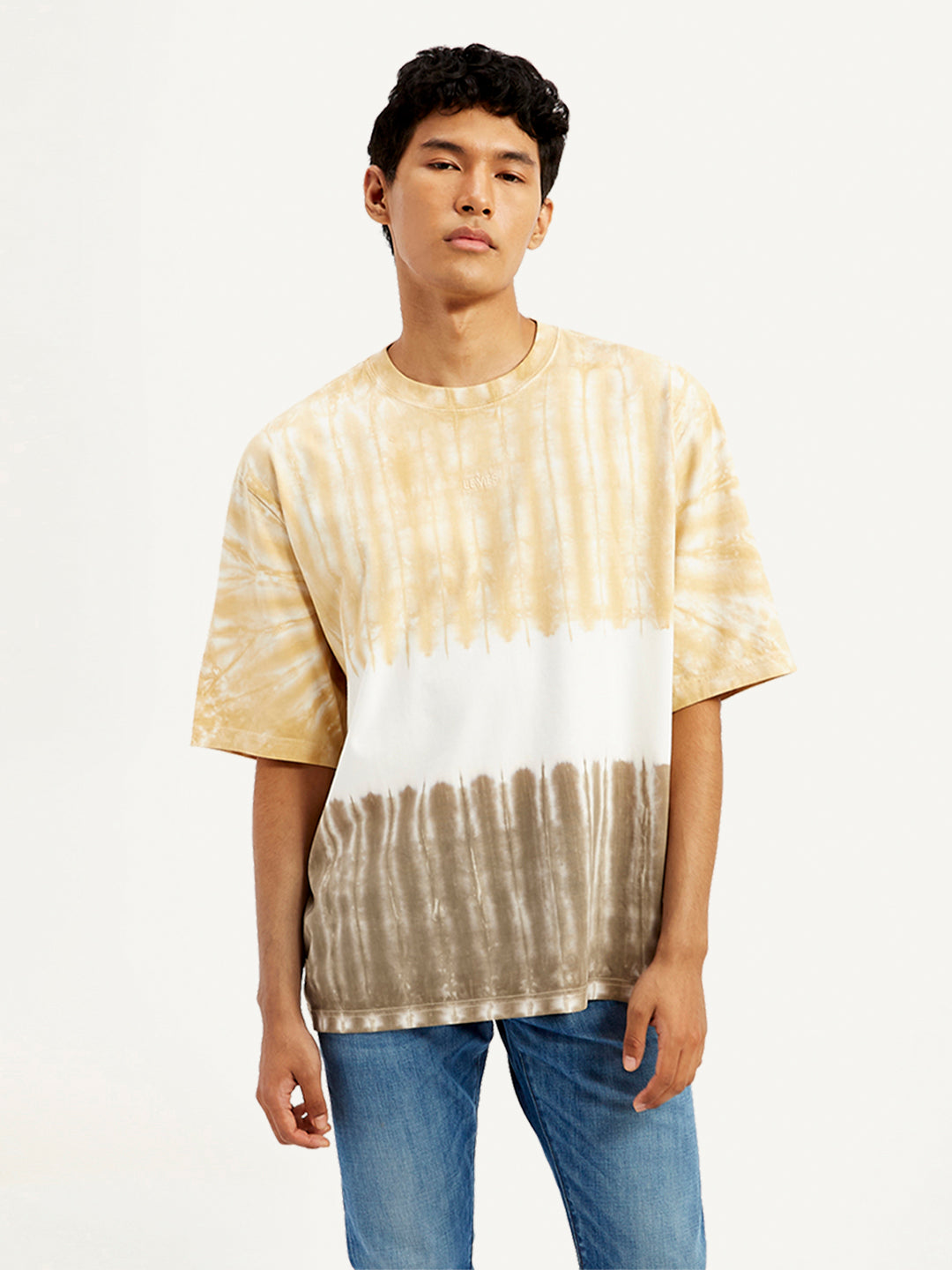 Men's Tie-Dye Loose Fit T-Shirt - 20 View