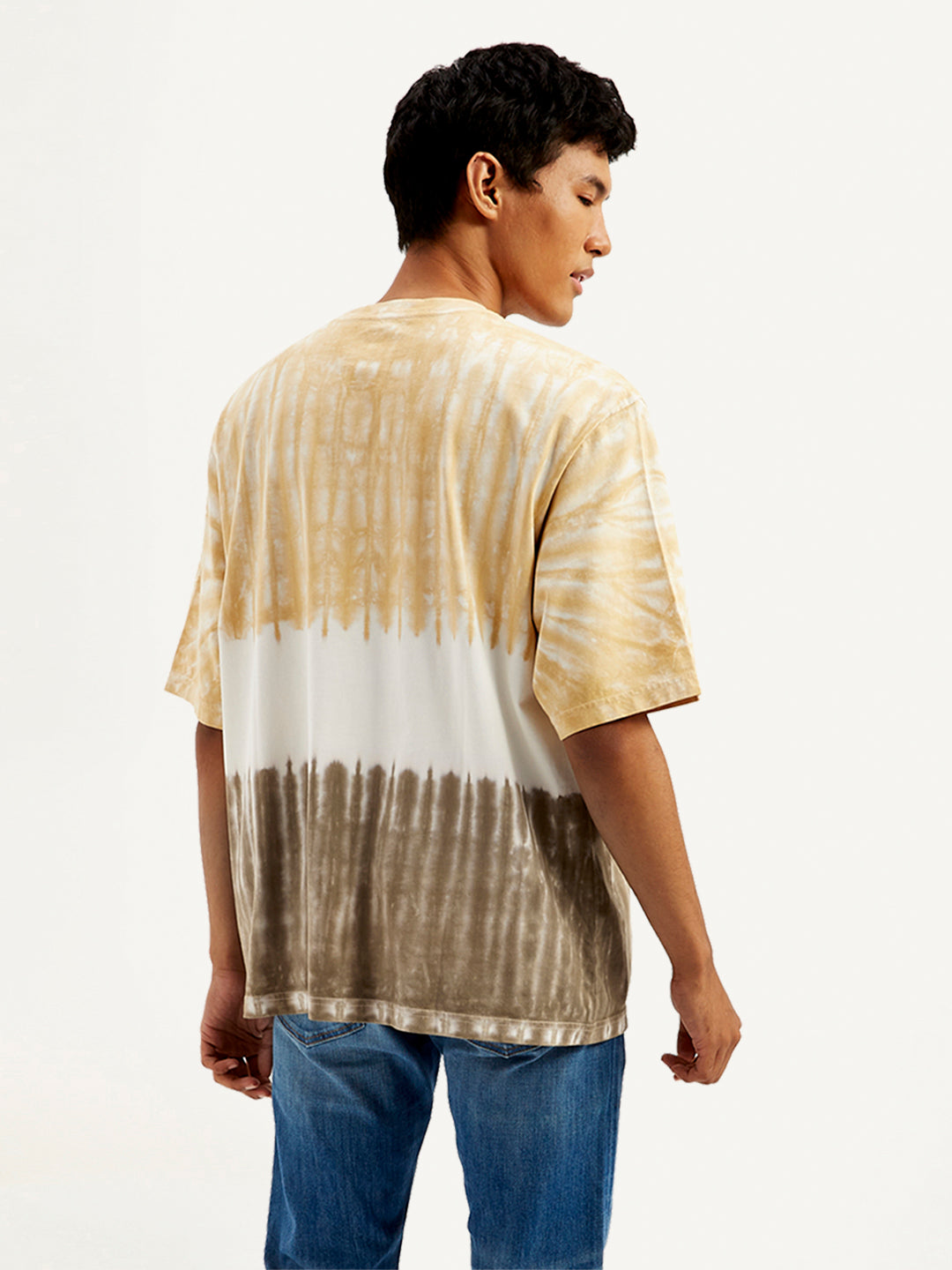 Men's Tie-Dye Loose Fit T-Shirt - 20 View