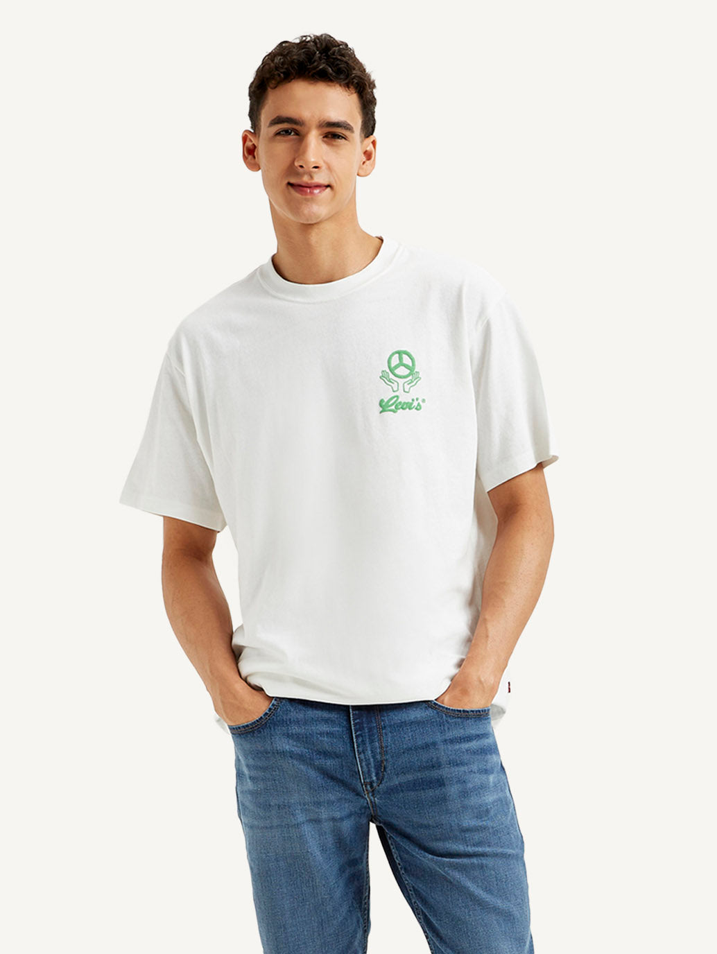 Men's Graphic Loose Fit T-shirt - Styleshot View