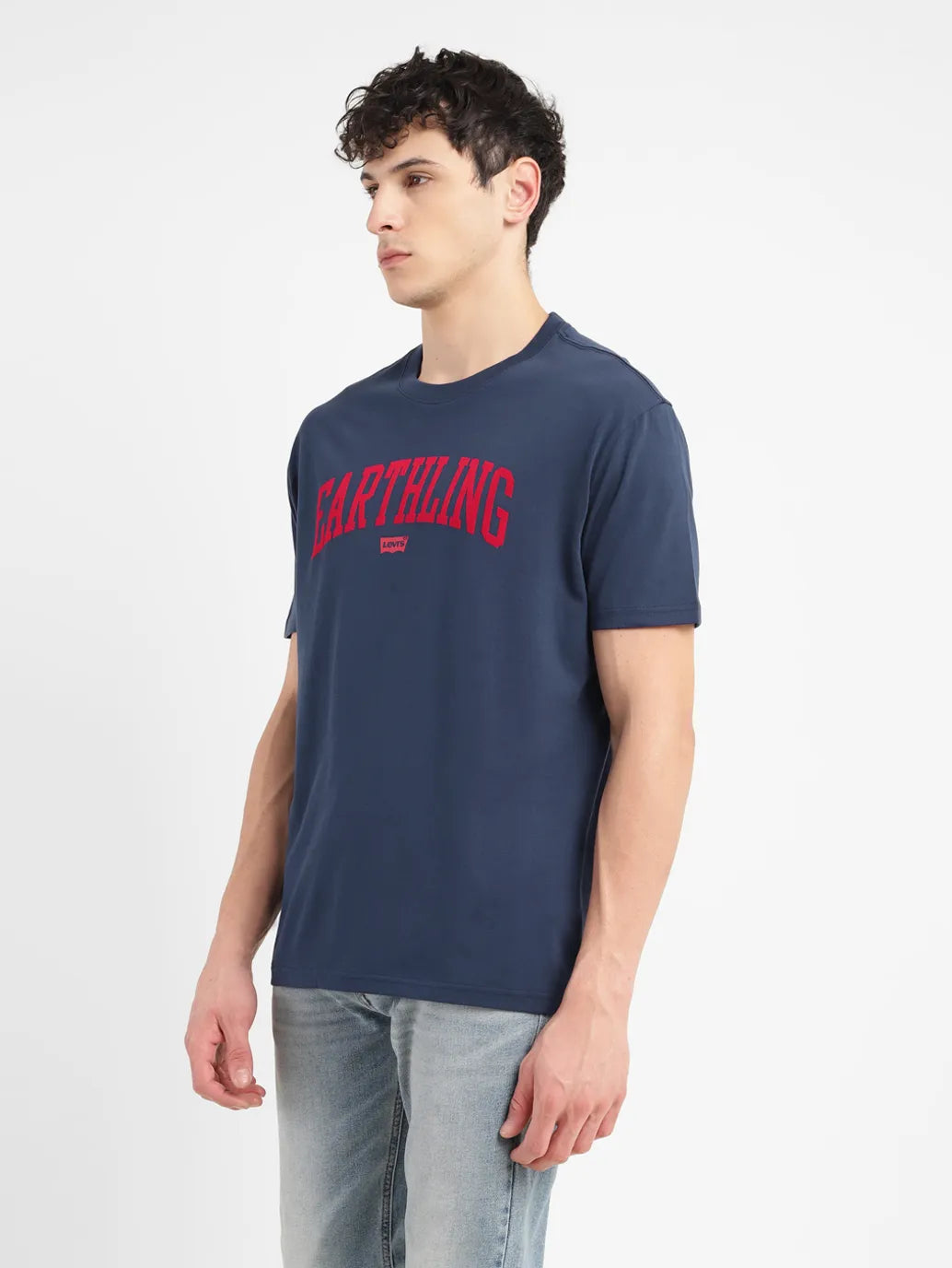 Men's Typography Crew Neck T-shirt - 9dc28b57-89c4-4c03-8d81-0d59899567f3 View