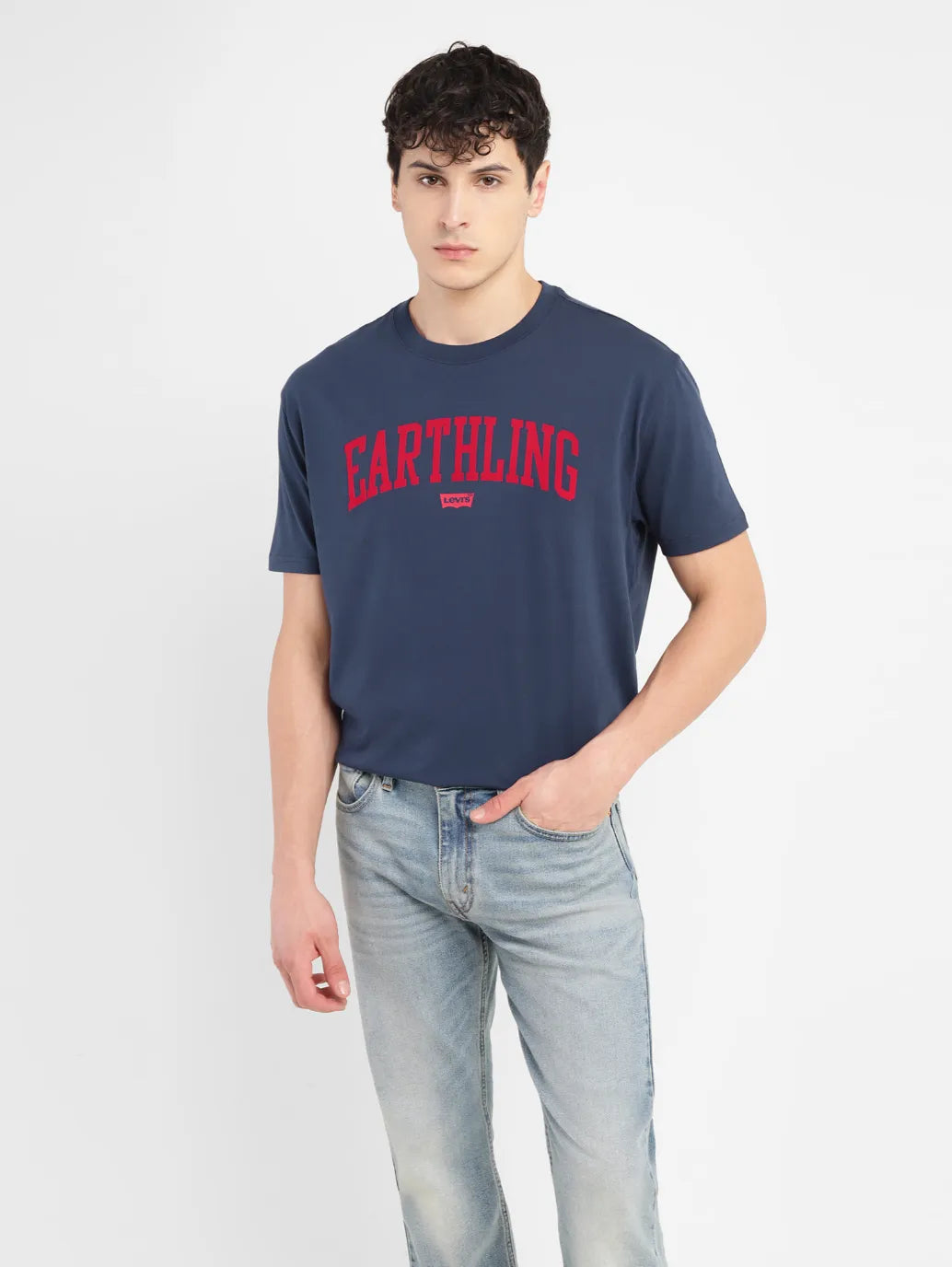 Men's Typography Crew Neck T-shirt - 5833e427-e882-4a56-890f-4f3a4d5239f7 View
