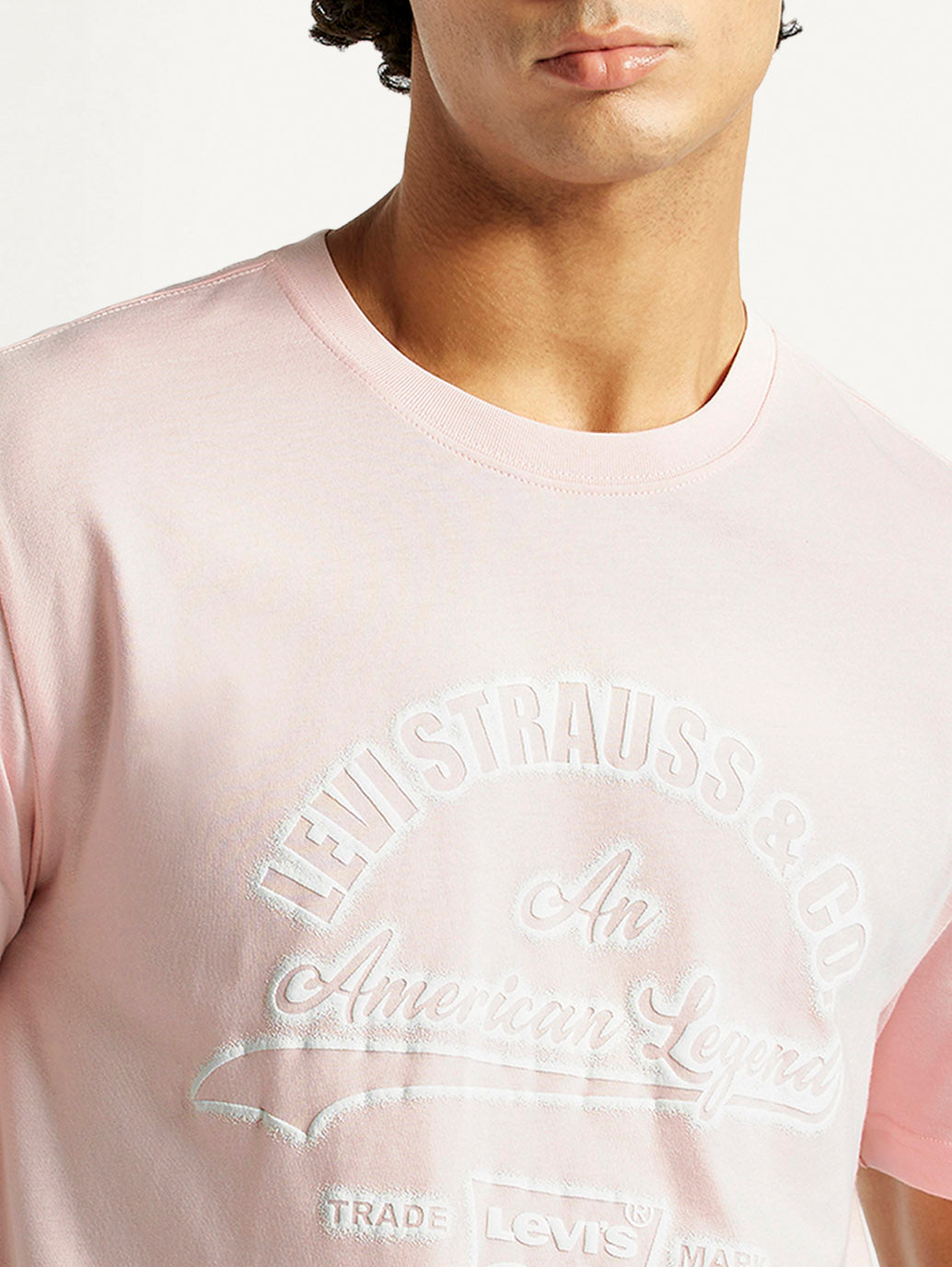 Men's Typography Regular Fit T-Shirt - Detail View