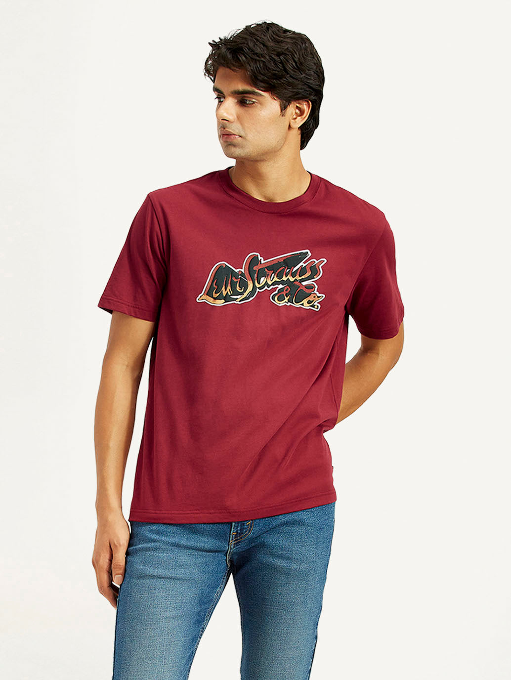 Men's Graphic Regular Fit T-Shirt - Styleshot View