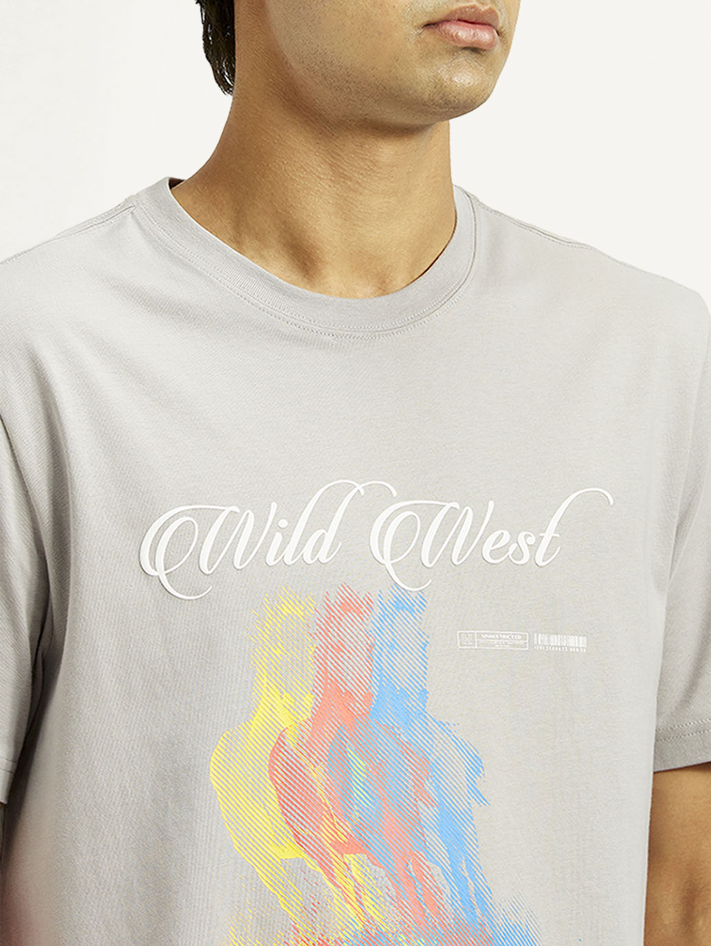 Men's Graphic Regular Fit T-Shirt - Detail View