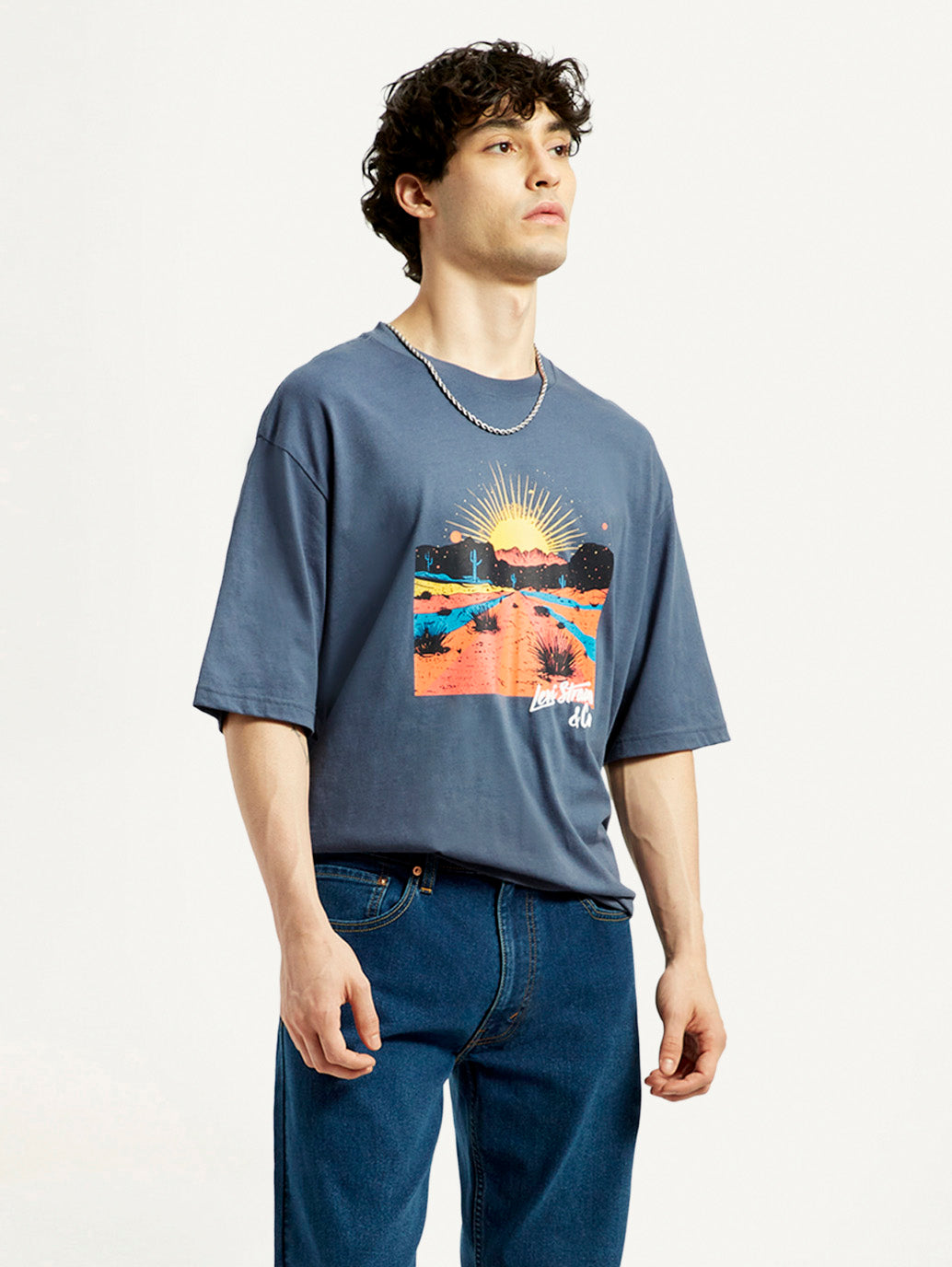 Men's Graphic Regular Fit T-Shirt - Styleshot View