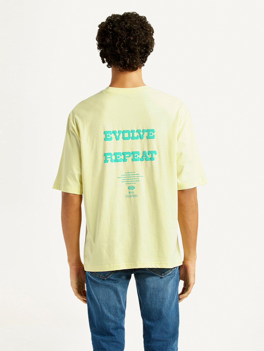 Men's Graphic Regular Fit T-Shirt - Back View