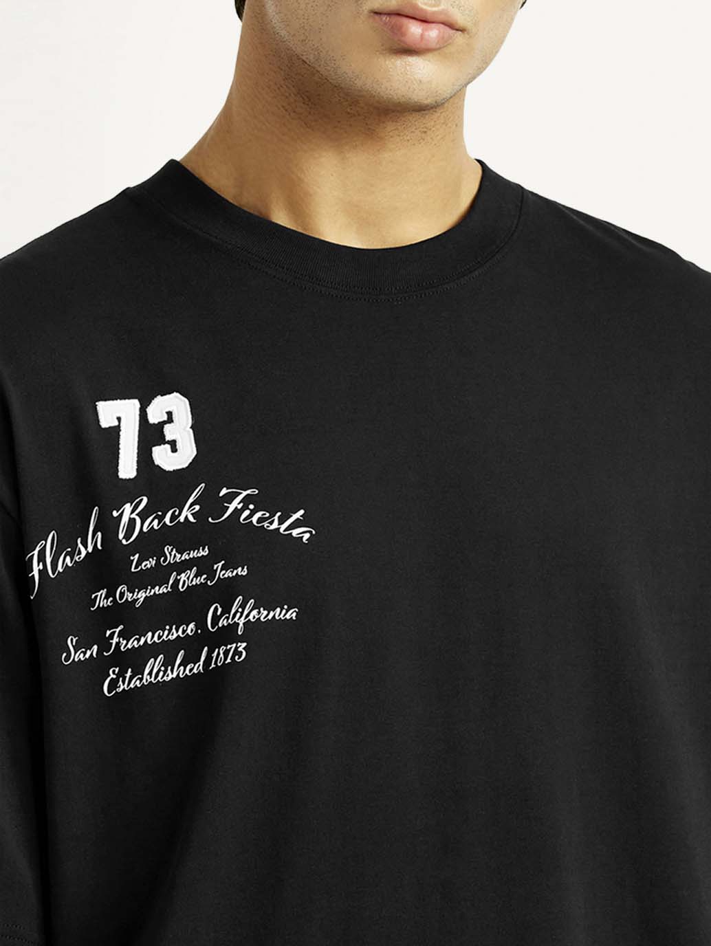Men's Graphic Regular Fit T-Shirt - Detail View