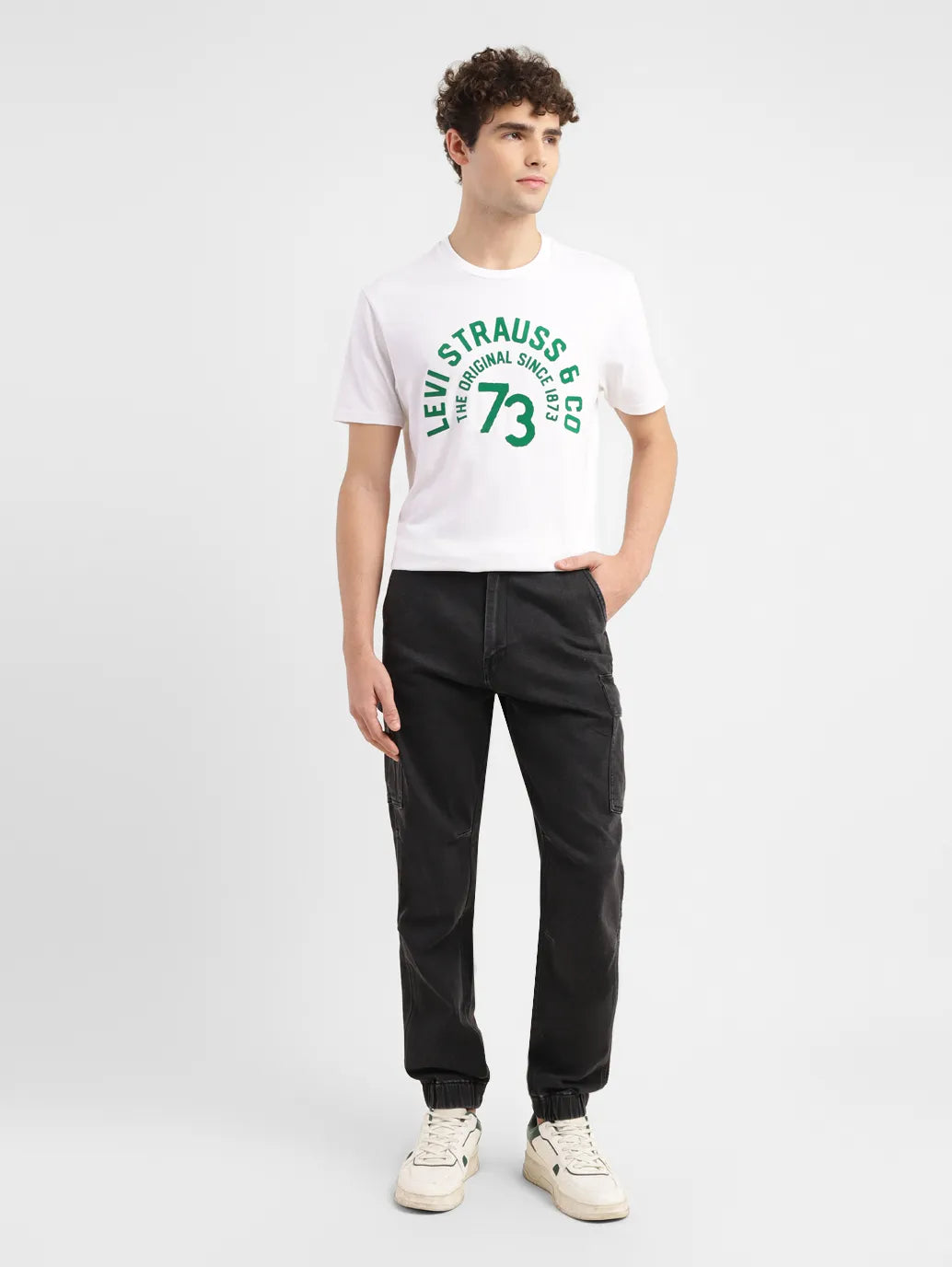 Men's Black Jogger Fit Jeans - 0979f806-1543-4fad-bea7-89e785e79931 View